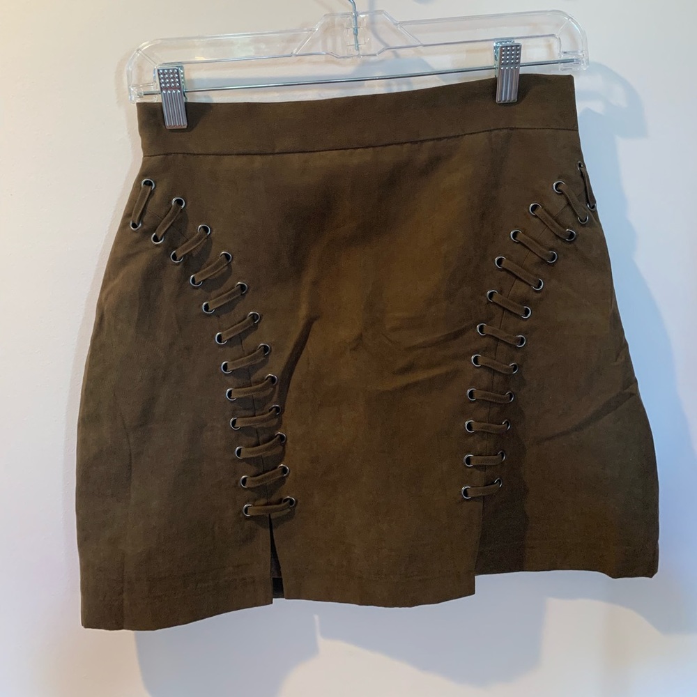 LF Millau brown high waisted skirt